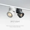 AC85-240V dimmable track spotlight led ceiling light without main light living room hallway light adjustable angle surface mount