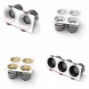 Dimmable full-spectrum anti-glare spotlight household without main lamp embedded single and double head fighting bold lamp 3 eye